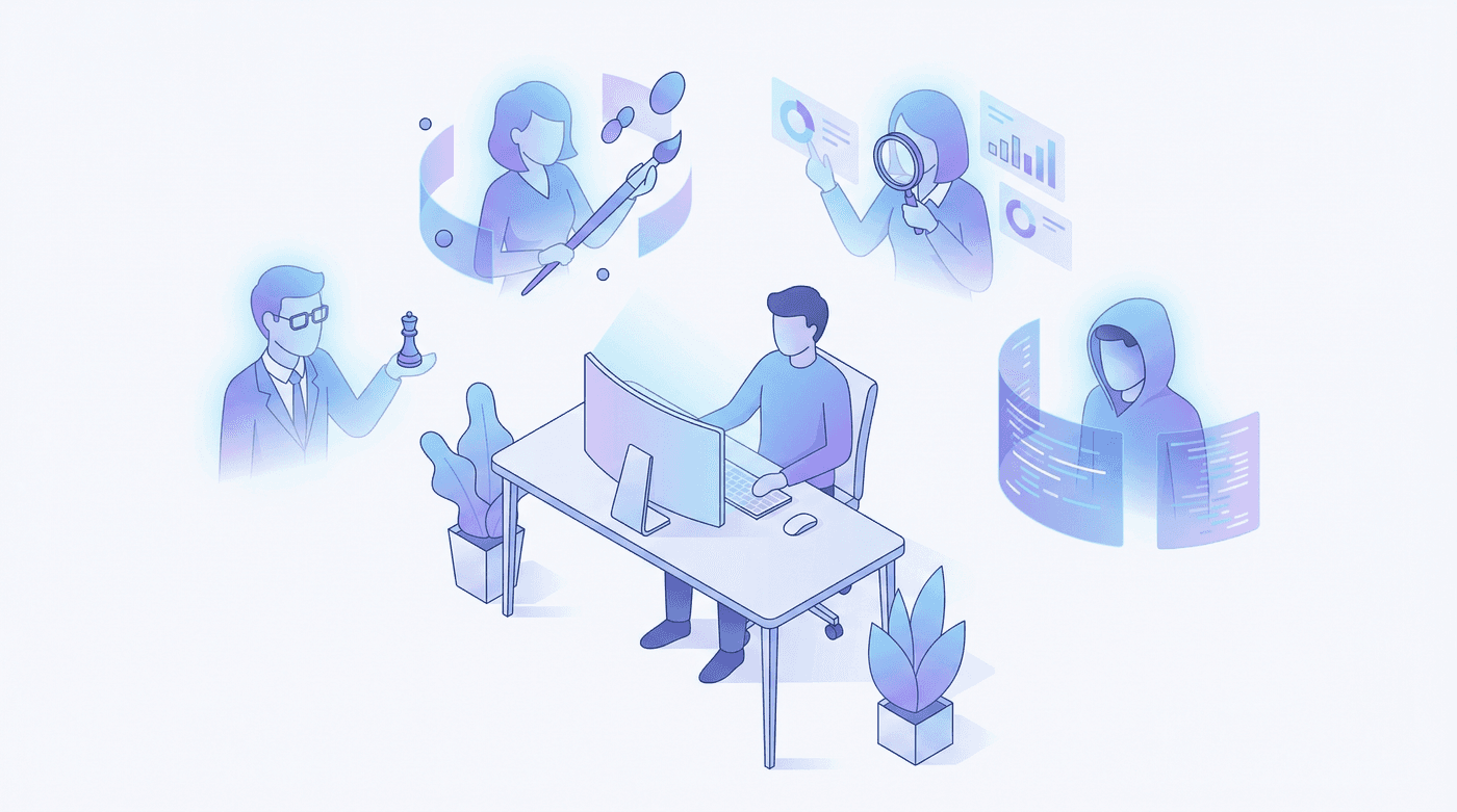 How to Build a 4-Person AI Team as a Solo Founder